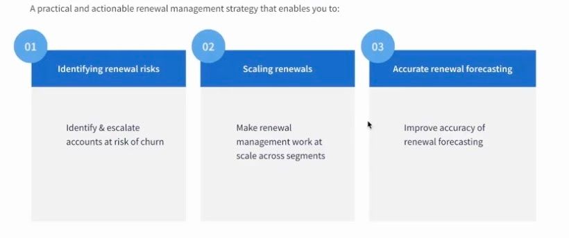 A practical and actionable renewal management strategy
