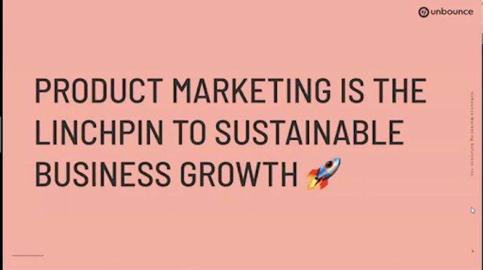 Product marketing is the linchpin of sustainable growth