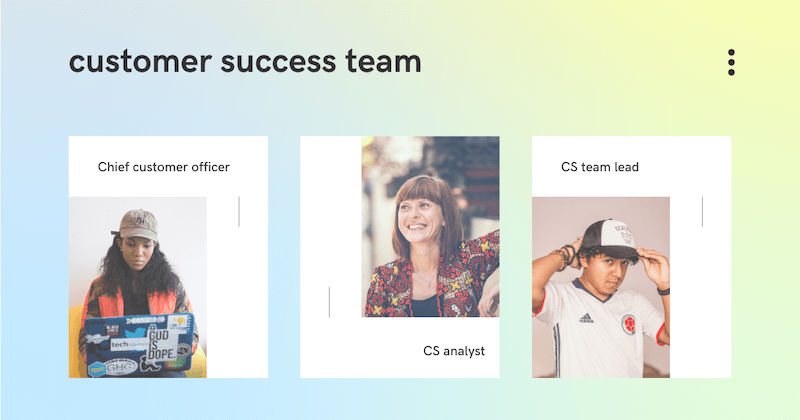 Customer success team